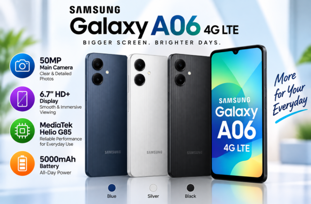 What is the price of the Samsung Galaxy A06 LTE?