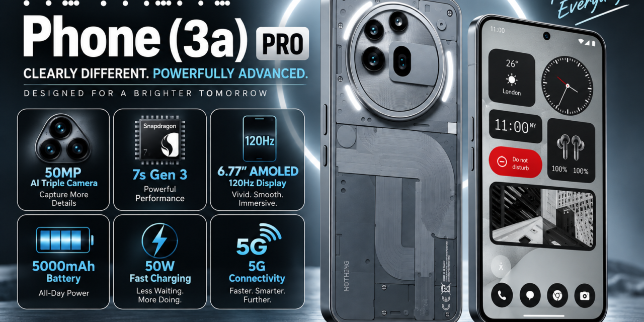 Nothing Phone 3a Pro price in US
